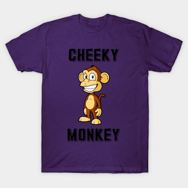 YSM Cotton Tshirt Heren Zomer Cheeky Monkey Bedrukt T-shirt Persoonlijkheid Korte Mouw Tops Mode Casual Zomer T-shirts 4XL paars