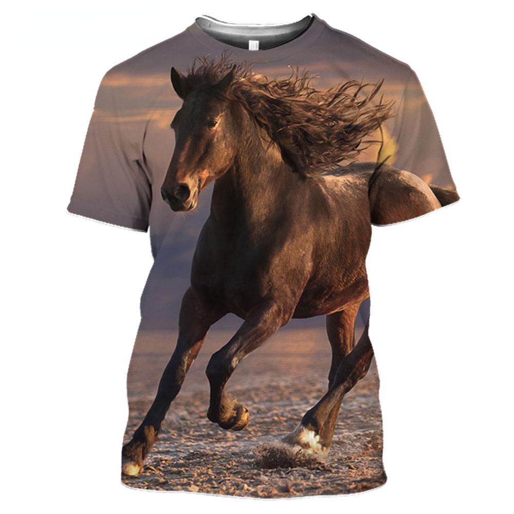 HerSight Mannen Plus Size Kleding Losse Zomer Tops Dier 3D Print T-shirt Paar Soldaat Tijgerpatroon Tees O Hals Korte mouw Top Ademende Man Shirts 6XL