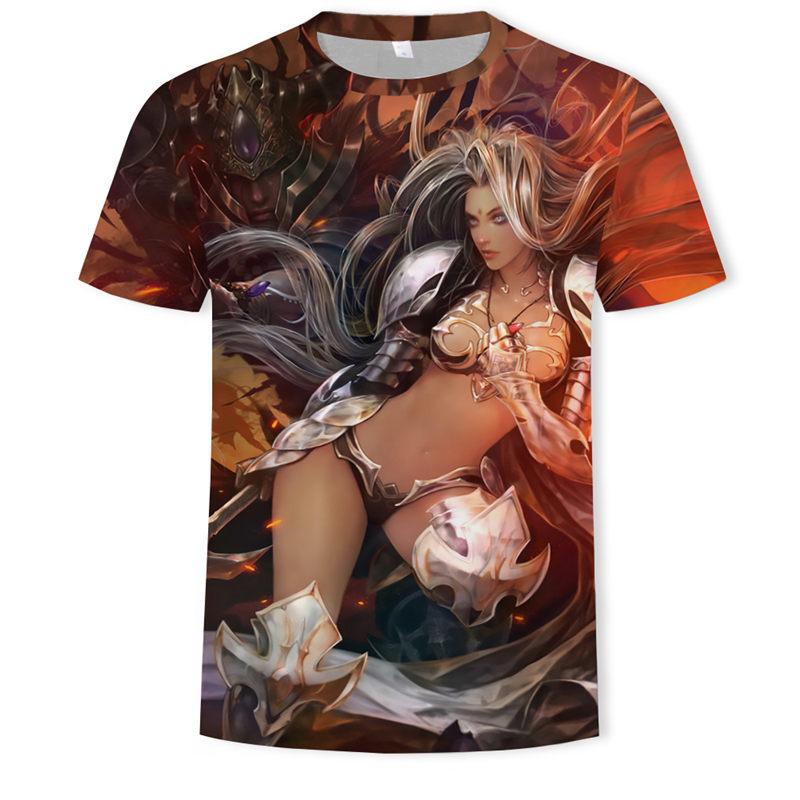 HerSight Mannen Plus Size Kleding Losse Zomer Tops Dier 3D Print T-shirt Paar Sexy Dame Patroon Tees O Hals korte Mouw Top Ademende Man Shirts 6XL