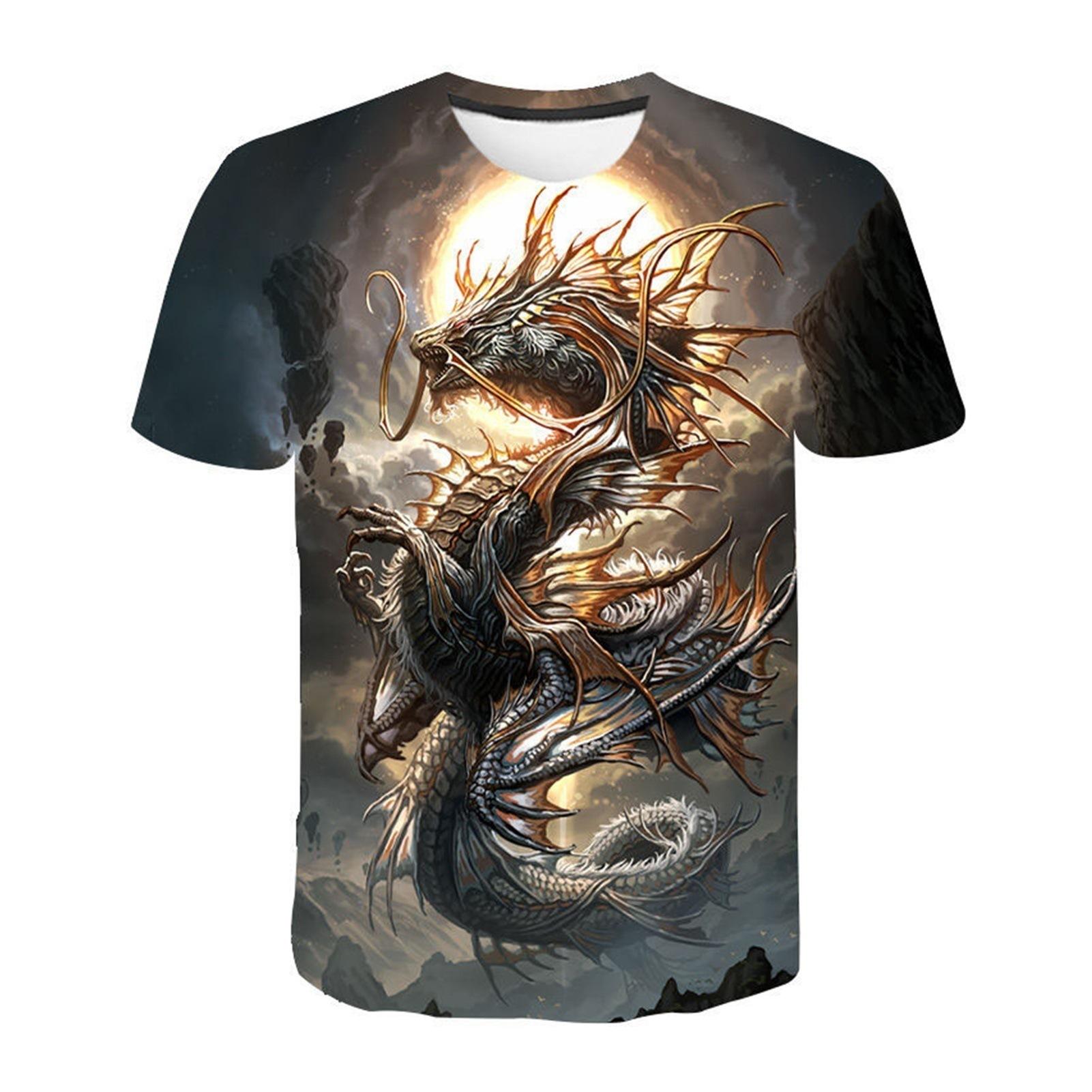 WowClassic Streetwear Koala Hip Hop Series 3D Bedrukt T-shirt Heren Animal Tees Casual Outfit Zomer Korte Mouw T-shirts 6XL
