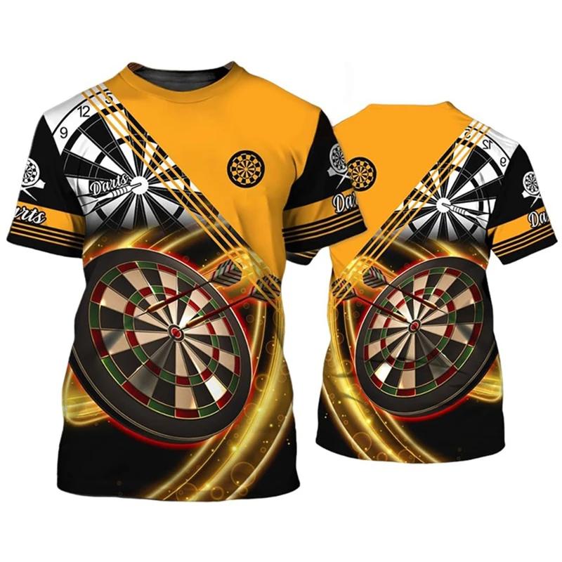 ETST WENDY 005 Cool design Darts League T-shirt Heren Sport T-shirt 3D darts Cadeau Print Leuke kids voor jongens en meisjes 5XL