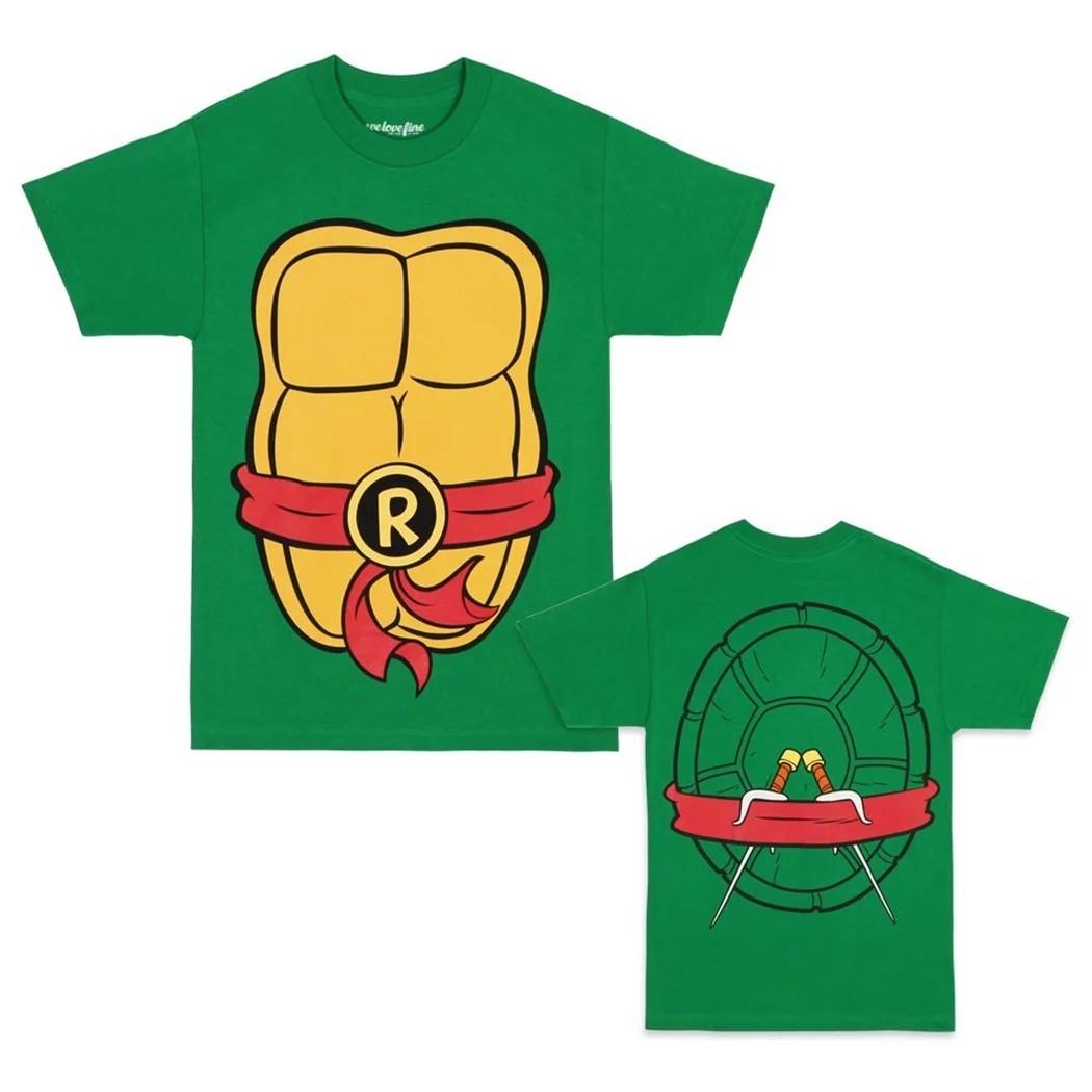 Laoxu Schildpad Cosplay 3D Geprinte Persoonlijkheid Straat Hip Hop Plezier Heren En Dames Ronde Hals Korte Mouw Kinderen Casual T-shirt Top M zwart