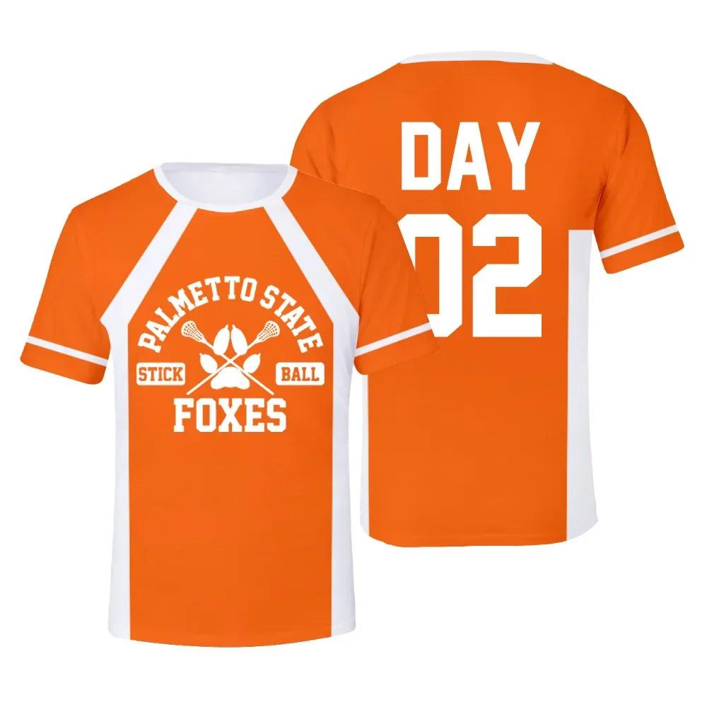 ETST WENDY 005 Nieuw The Foxhole Court Palmetto State Foxes Lacrosse Jersey Cosplay WILDS MINYARD 3D T-shirt Heren/Dames Kleding Kinderen T-shirts M
