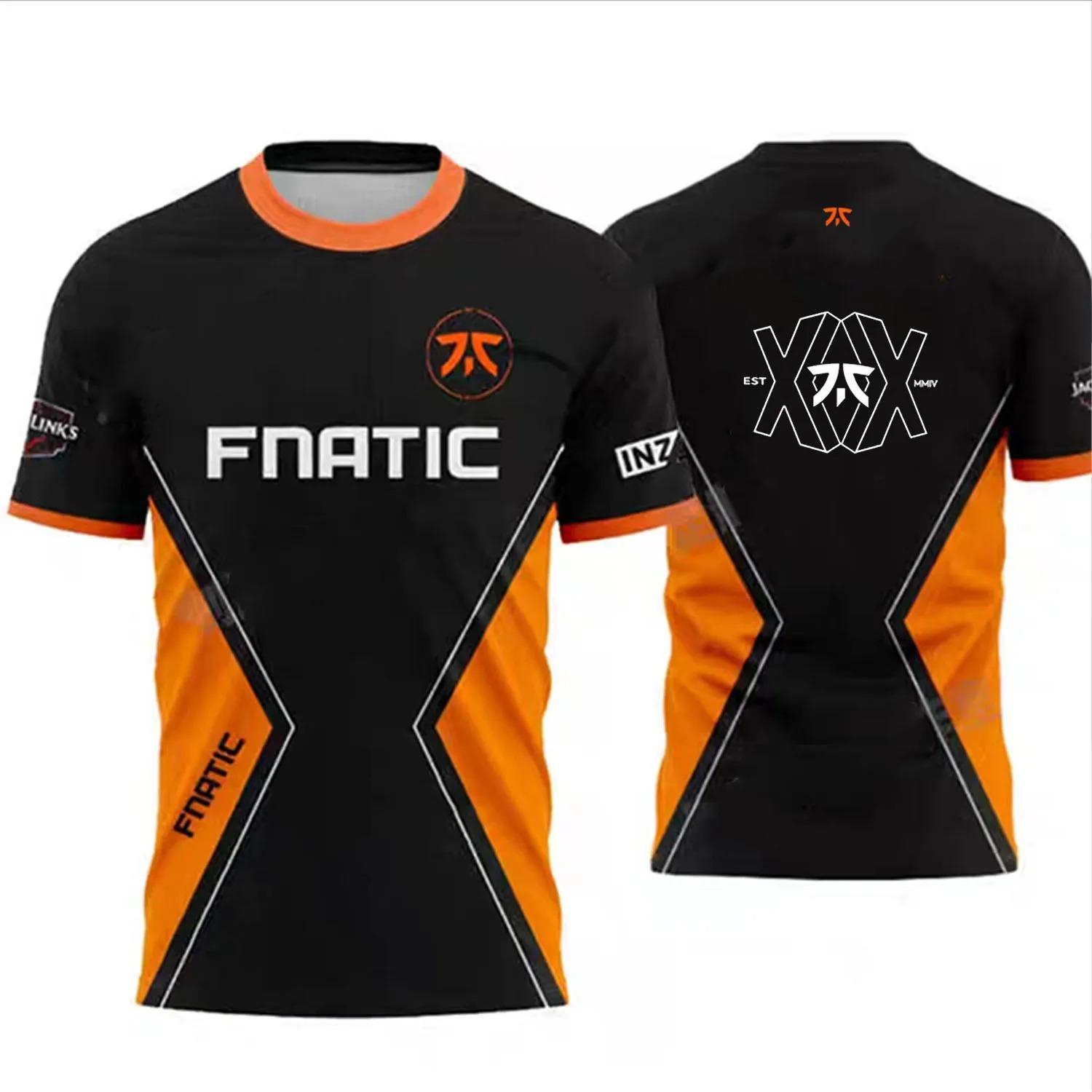 ETST 011 Nieuw T-shirt Esports Uniform Zomer Heren Ronde Hals 3D Geprint Ademend en Veelzijdig Buitensporten Korte Mouw Tops L