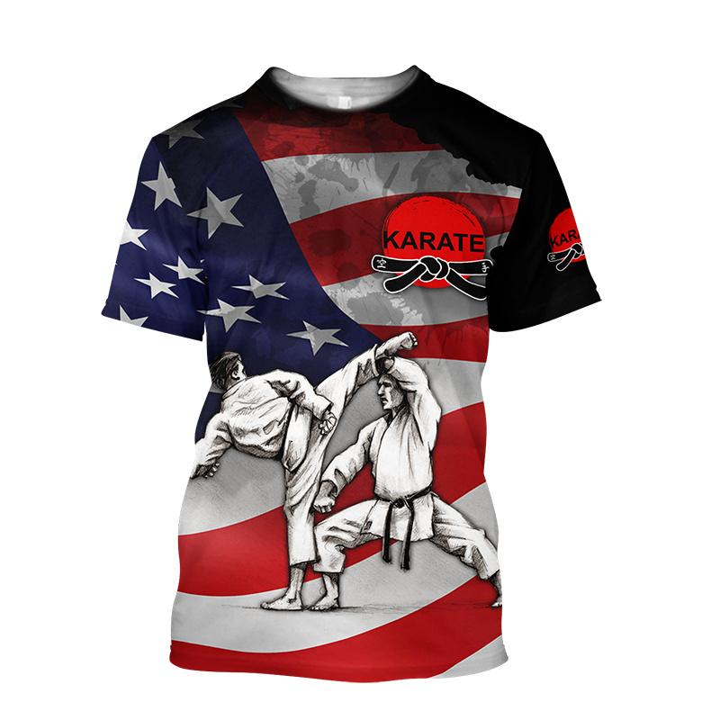ETST WENDY 05 T-shirt Nieuwe 3D Taekwondo Karate Boksen Afdrukken Krijgskunst Wushu Grafische T-shirts Voor Mannen Kind Coole Hip Hop Kleding Tops Tee 6XL