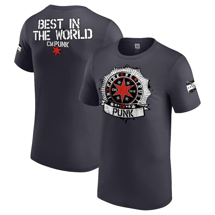 Plus Size FUGUIS 2024 Nieuwe Mode Heren CM PUNK T-shirt 3D Print Heren Dames T-shirt Zomer Korte Mouw Top Oversized Gym Kleding Stoere Man Sportkleding L
