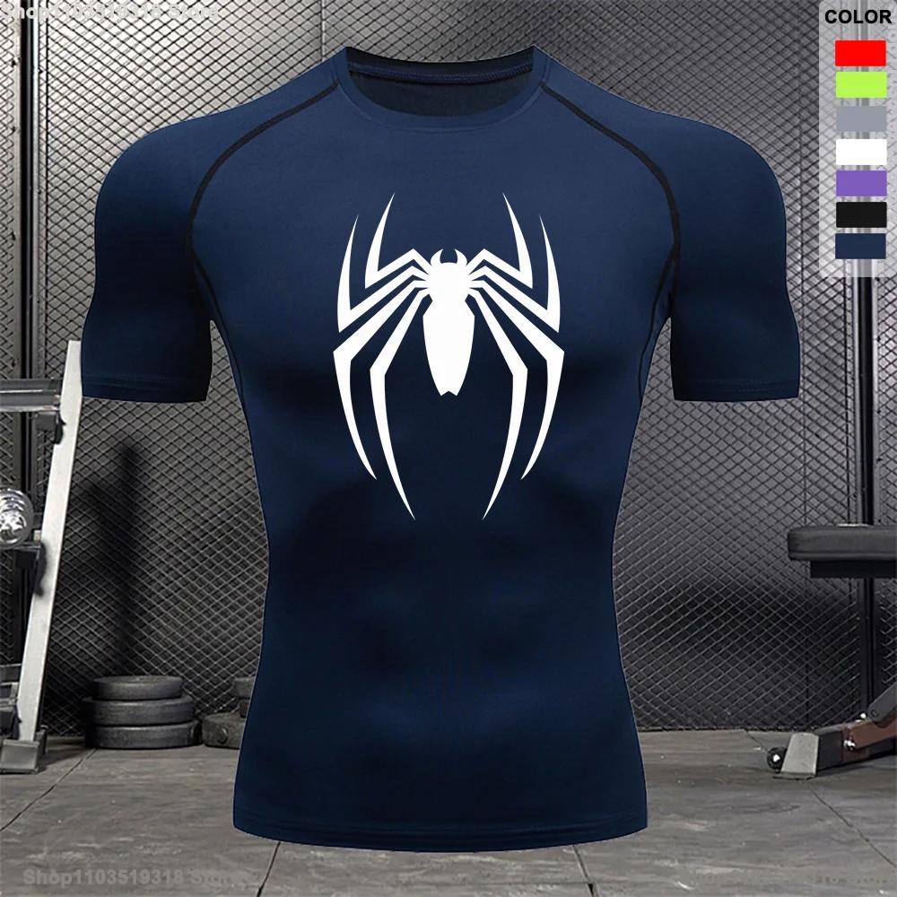 Xin nan zhuang Bedrukt Fitness Shirt Modieus Hardlopen Buiten Joggen Ademend Sport Korte mouwen Snel drogend Trainings T-shirt S-3XL S
