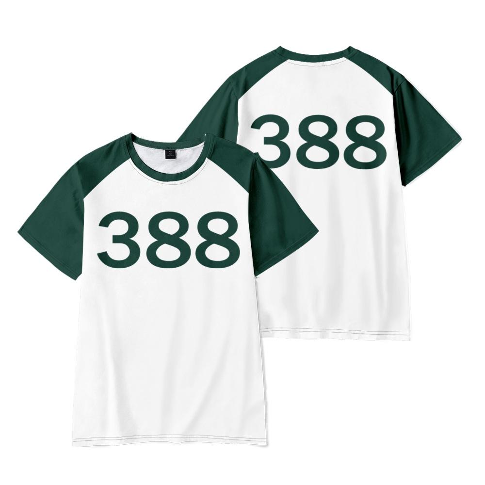 TOP COOL FASHION Zomer T-shirts voor mannen Dameskleding Fitness Squid Game Seizoen 2 Print O Neck Man T-shirt voor mannen Oversized Nieuwe mannen T-shirts Tops S