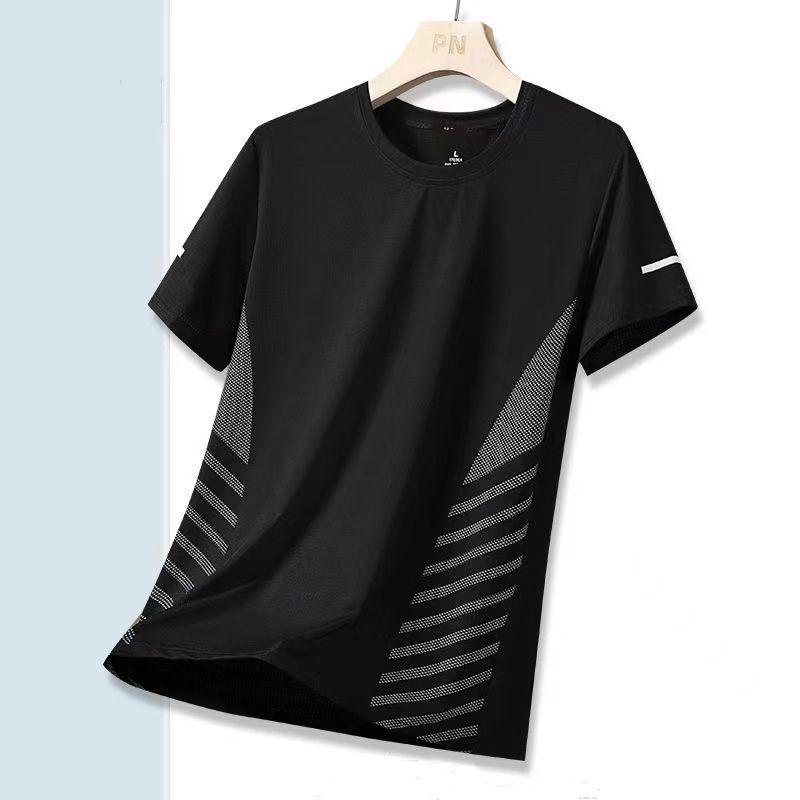 VantaGoods Heren Zomer Ice Silk Sneldrogend Ademend Losvallend T-shirt 5XL (recommended 175-195 jin)
