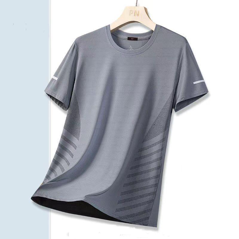 VantaGoods Heren Zomer Ice Silk Sneldrogend Ademend Losvallend T-shirt M (recommended 70-90 jin)