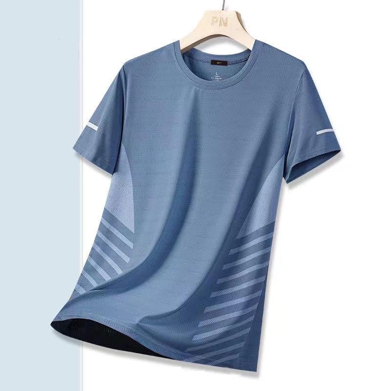 VantaGoods Heren Zomer Ice Silk Sneldrogend Ademend Losvallend T-shirt 3XL (recommended 140-160 jin)
