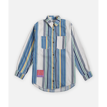 Oxbow Overhemd  Gestreept denim overhemd STRIPE