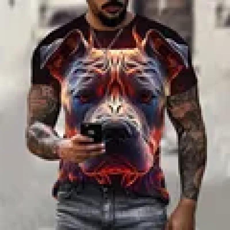 ETST WENDY 05 Cartoon Cat Grafisch Heren T-shirt 3D Geprint Casual Pullover Voor Heren Zomer O-hals Sweatshirt Tops Losse Dagelijkse Korte Mouw T-shirts 6XL
