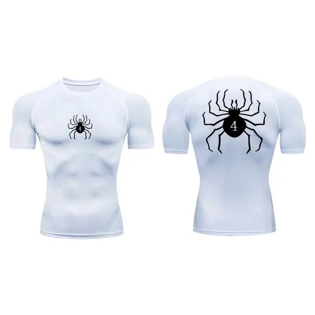 Boutique Clothing No.1 Anime Hunter X Hunter Compressie T-shirt Snel drogend Hardlopen Fitness Strakke sportkleding Zomer Ademende spin Korte mouw XL
