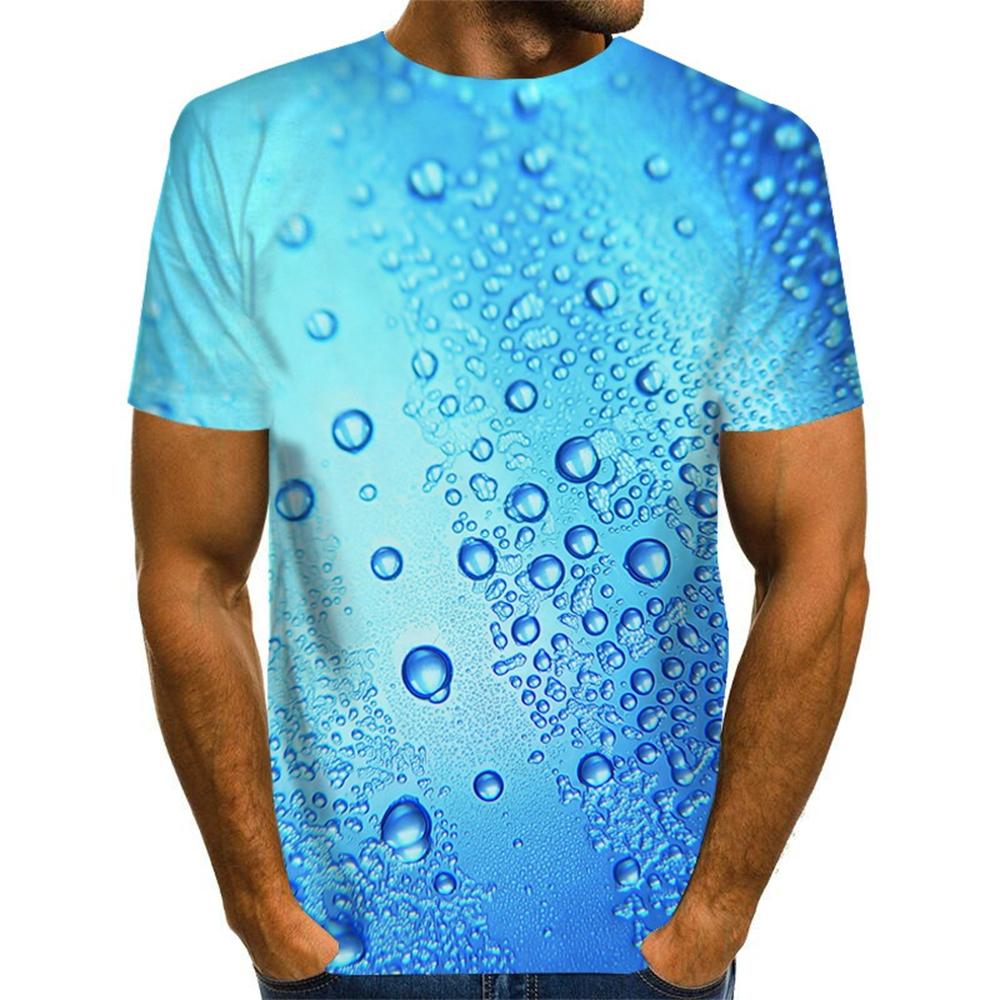 Plus Size FUGUIS Zomer Cool Fashion 3D Bier Print T-shirt Heren Persoonlijkheid Grafische Tee Casual Korte Mouw Shirts Tops Plus Size 100-6XL XXL