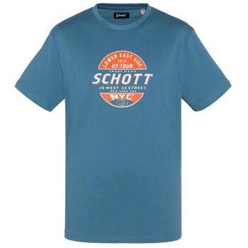 Schott T-shirt Korte Mouw  -