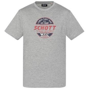 Schott T-shirt Korte Mouw  -