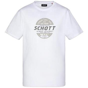 Schott T-shirt Korte Mouw  -