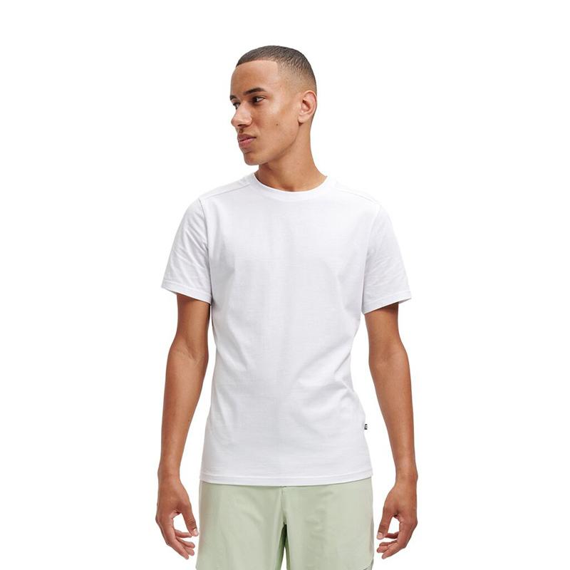 ON Running Graphic T - Heren T-shirt Katoen Wit 171.00703 ORIGINEEL XL