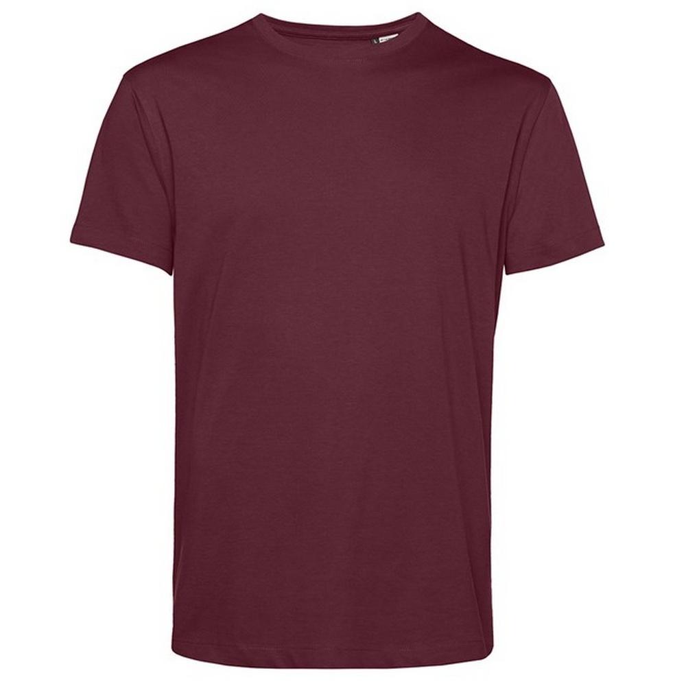 B&C Heren E150 T-shirt S bordeaux