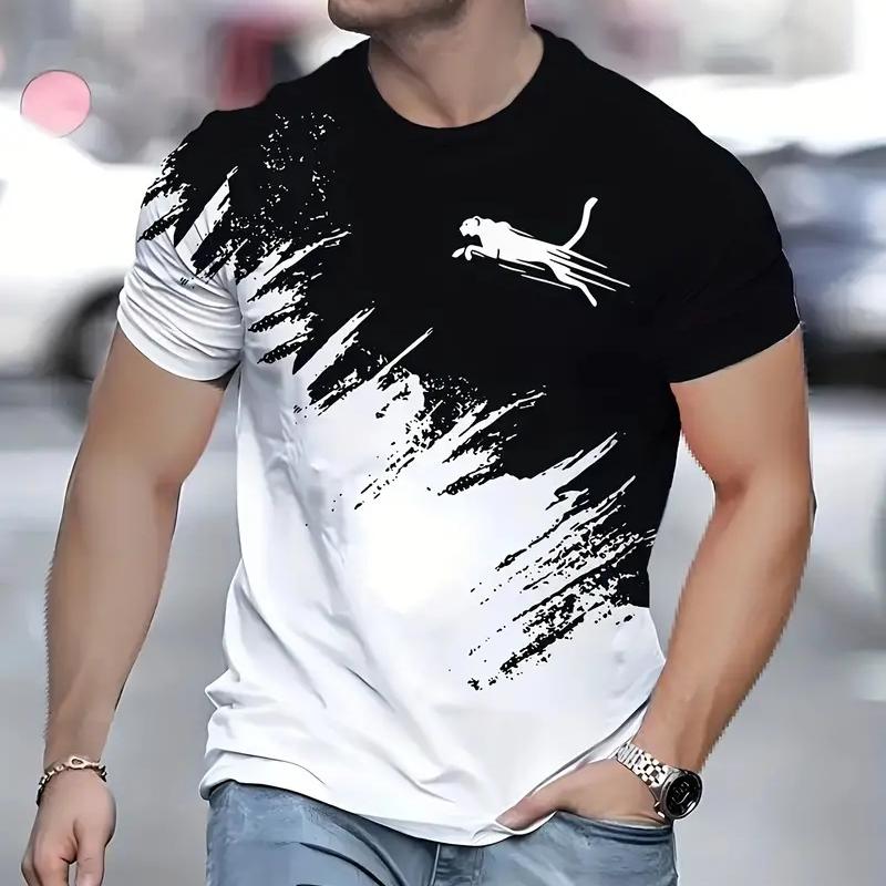 Transmission of love Zomer T-shirts voor heren 3D-print T-shirt Street Fashion korte mouwen T-shirts Losse heren Oversized tops T-shirts Kleding 5XL