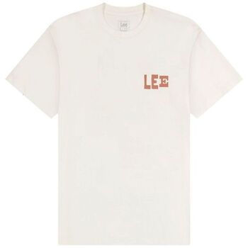 Lee T-shirt  112364552 LOGO TEE-ECRU