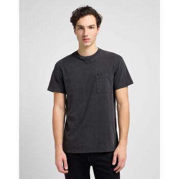 Lee T-shirt  LL02FPON POCKET TEE-WASHED BLACK