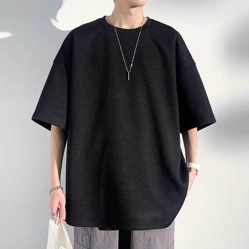 VantaGoods 2023 Zomer Hong Kong Stijl Heren Zwaargewicht Half Mouw T-shirt, Grote Maat 5XL
