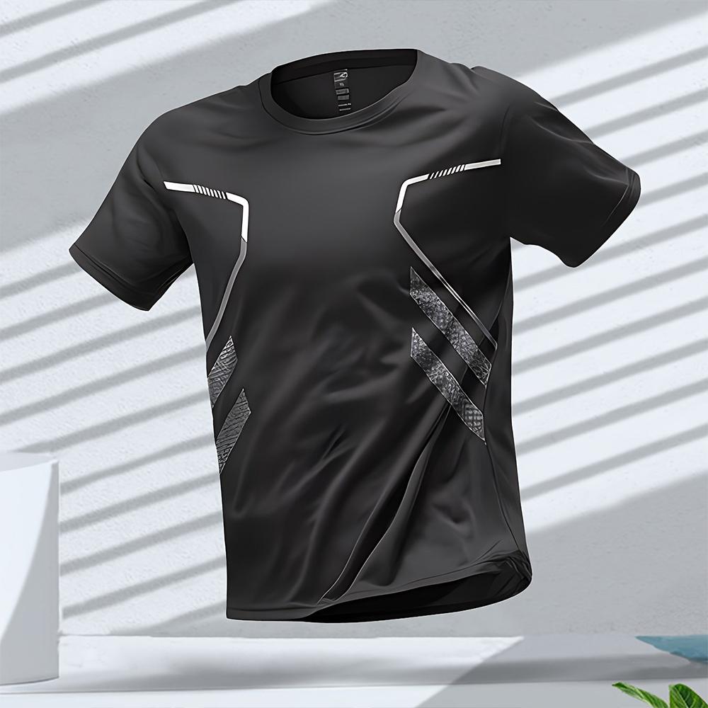 New trendy clothing 3D Geprint Heren T-shirt Sport Hardlopen Outdoor Workout Sneldrogend Ademend Korte Mouw Ronde Hals Tees Zomer Losse Tops XL