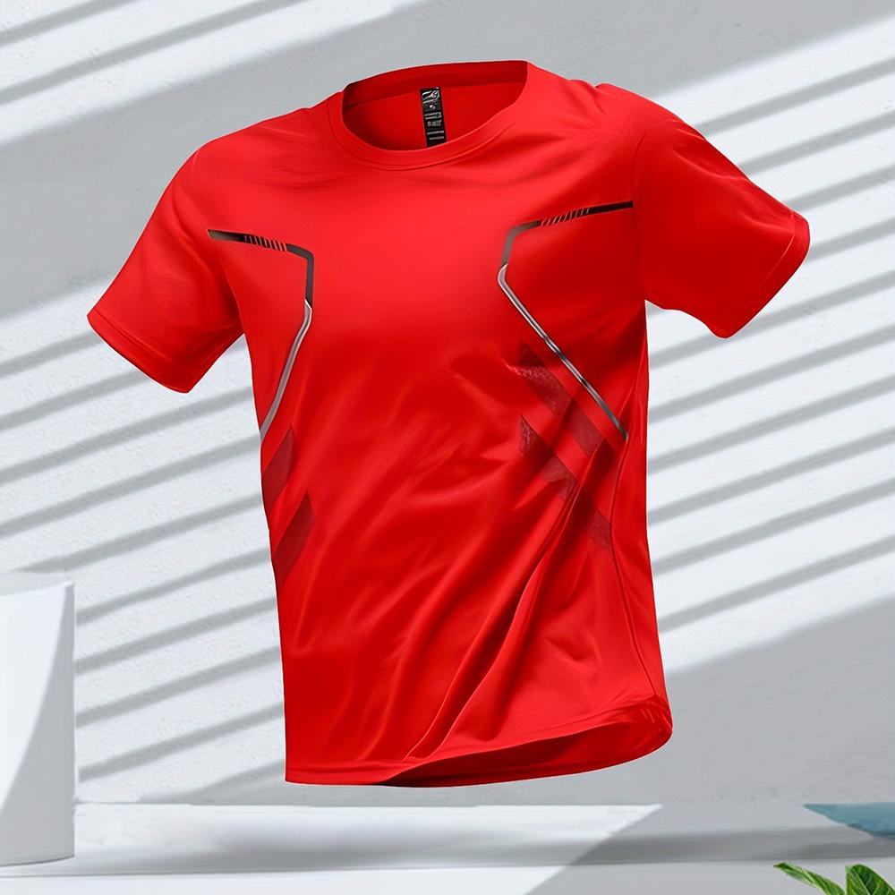 New trendy clothing 3D Geprint Heren T-shirt Sport Hardlopen Outdoor Workout Sneldrogend Ademend Korte Mouw Ronde Hals Tees Zomer Losse Tops XL