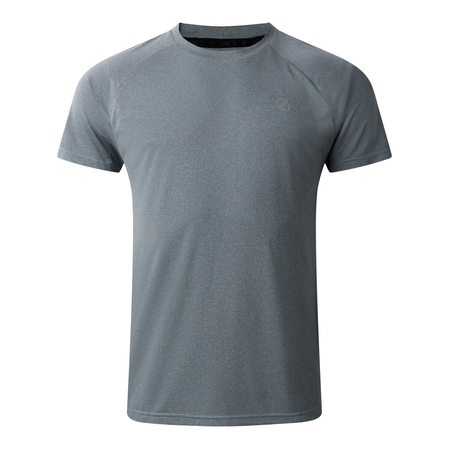 Dare 2b Heren Accelerate lichtgewicht T-shirt XL grijs