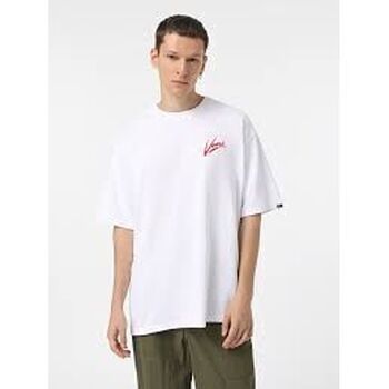 Vans T-shirt  VN000K42 BRUSH SCRIPT-KSF1 WHITE