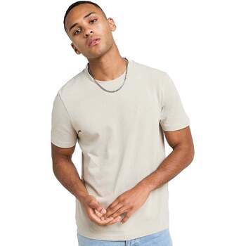Boss T-shirt Korte Mouw  Pique Taddy T-Shirt Light Beige