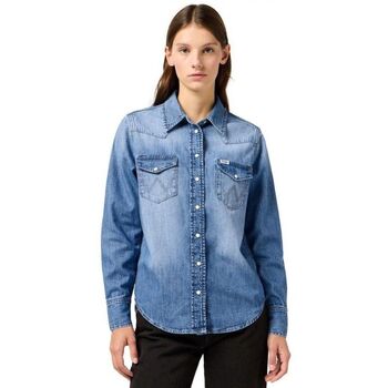 Wrangler Overhemd  112362599 HERITAGE-BLUE MELON WASH