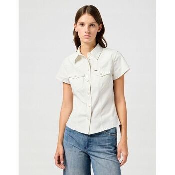 Wrangler Overhemd  112362606 SHRUNKEN-WHITE