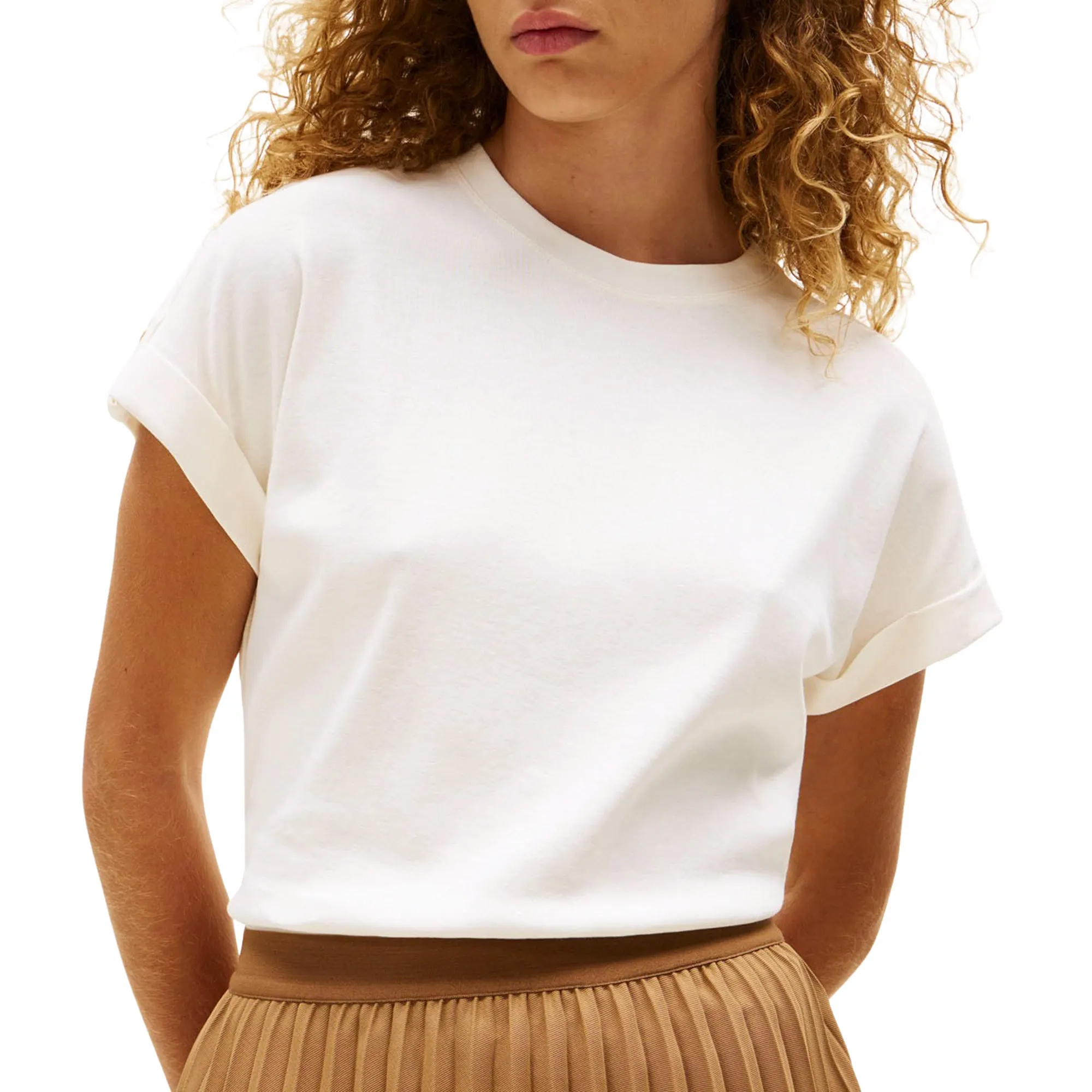 Tommy Hilfiger Shirt met korte mouwen GOLD BUTTON MDRN C-NK SS TEE