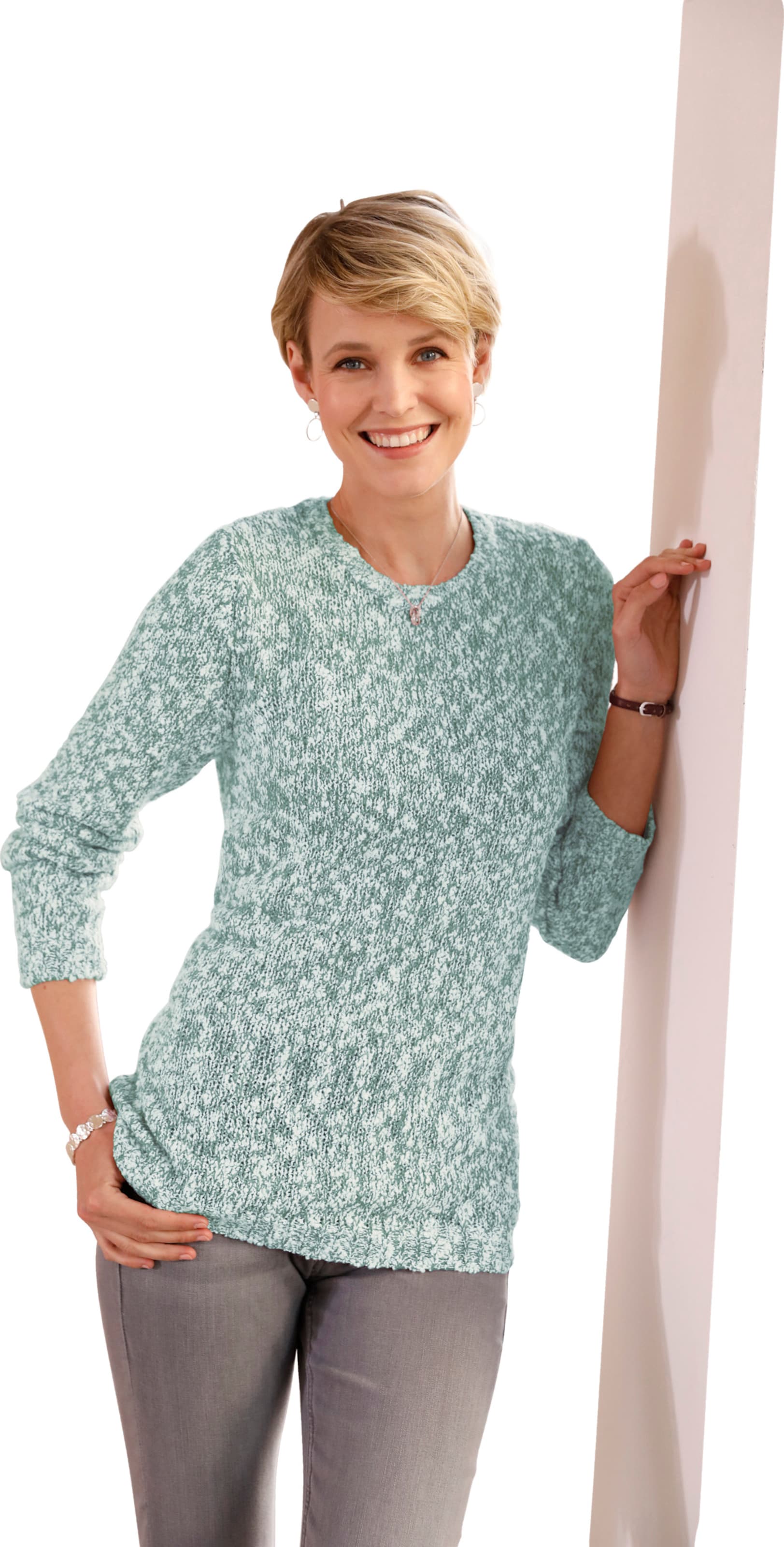 Classic Basics Trui met ronde hals Trui