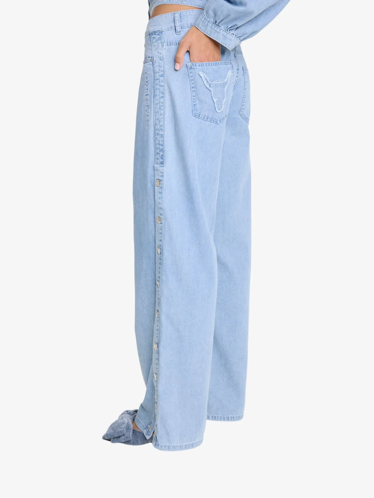Alix The Label Dames spijkerbroek chambray