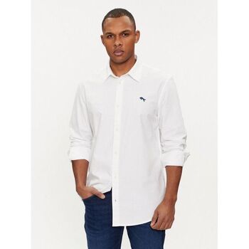 Wrangler Overhemd Lange Mouw  112350485 LS SHIRT-WHITE OXFORD