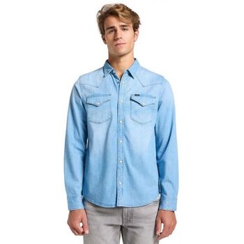 Lee Overhemd Lange Mouw  112363914 WESTERN-DENIM LIGHT