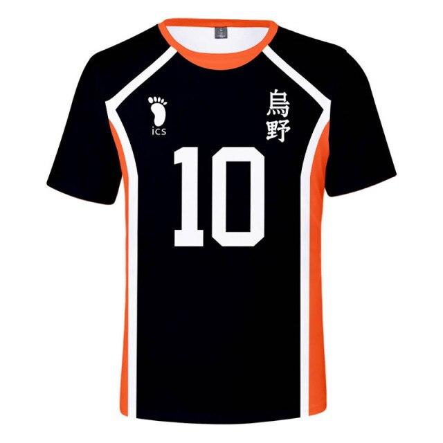 Building Toys Nieuwe Anime Haikyuu Cosplay Kostuum Hinata Shoyo 3d T-Shirt Karasuno High School Volleybal Tops Kageyama Tobio Tiener Sweatshirt XS