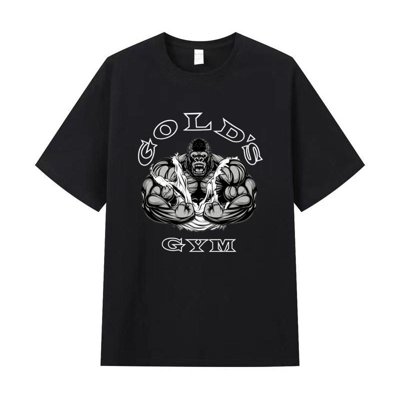 Nomi Zomer Heren T-shirt Hoge Kwaliteit Katoen Korte Mouwen Print T-shirt Dames T-shirt Mode Sport Shirt Casual Jogging Top S zwart