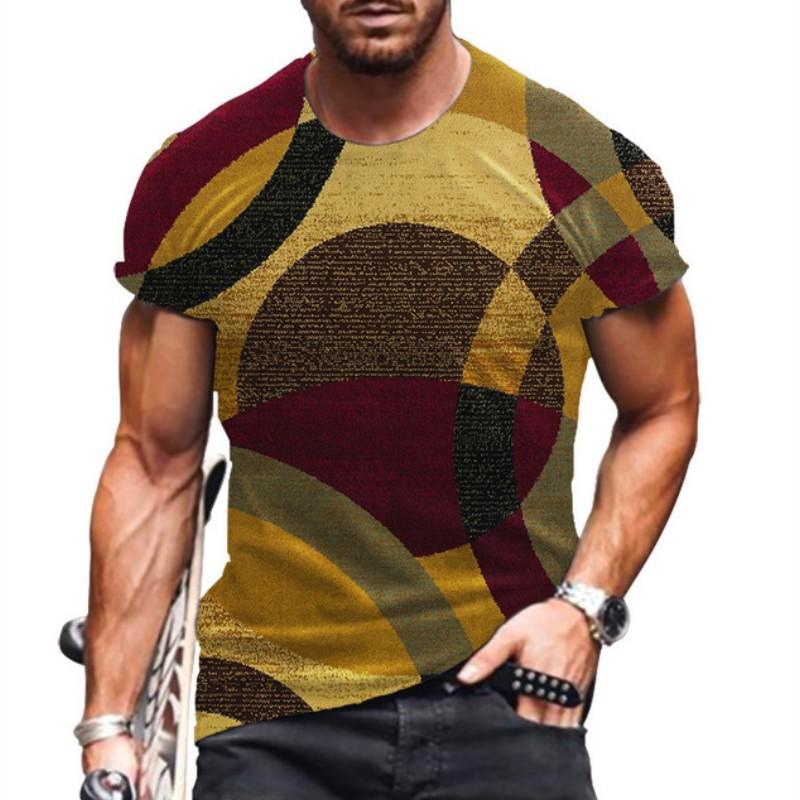ETST WENDY 05 Mannen T-shirt Mode Kunst Retro Patchwork 3D Print Kleding Zomer Harajuku Y2K Tee Hip Hop Korte Mouw Oversize streetwear 6XL 6XL