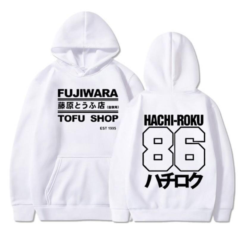 Xuhaijian02 Anime Initial D Manga Hachiroku Shift Drift Heren Hoodie Takumi Fujiwara Tofu Winkel Bezorging AE86 Heren Hooded Sweatshirt M