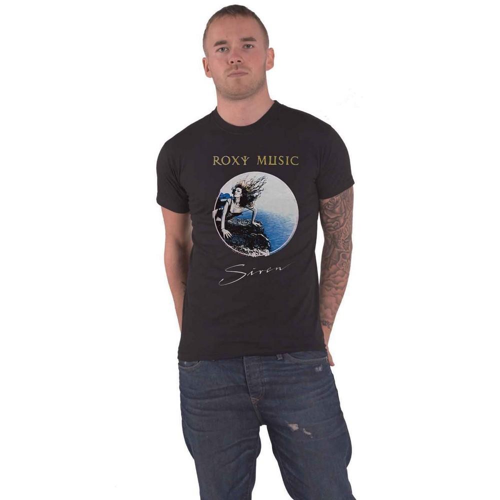 Pertemba FR - Apparel Roxy Music Unisex volwassen sirene katoenen T-shirt S zwart