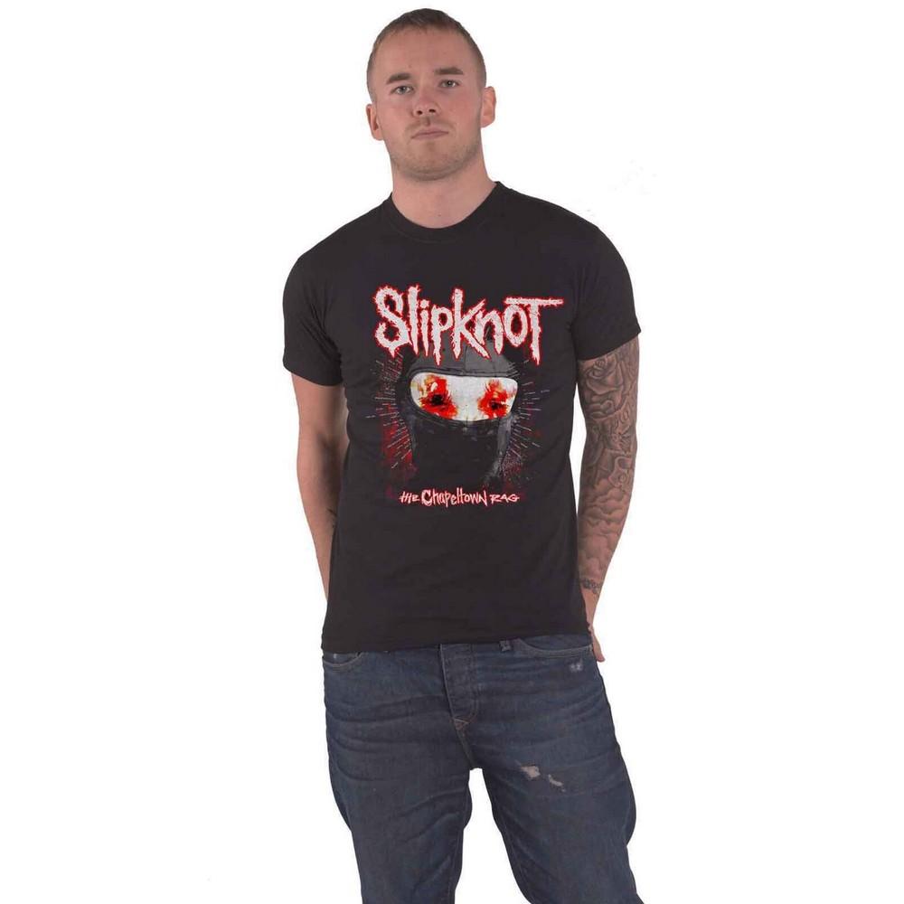 Slipknot Unisex volwassen Chapeltown Rag Mask T-shirt S zwart