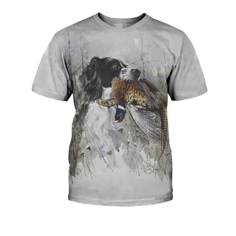 Bobby 2 3DT shirt heren 3D-geprint T-shirt met korte mouwen Labrador Retriever casual trend los groot formaat sneldrogend populair XXL