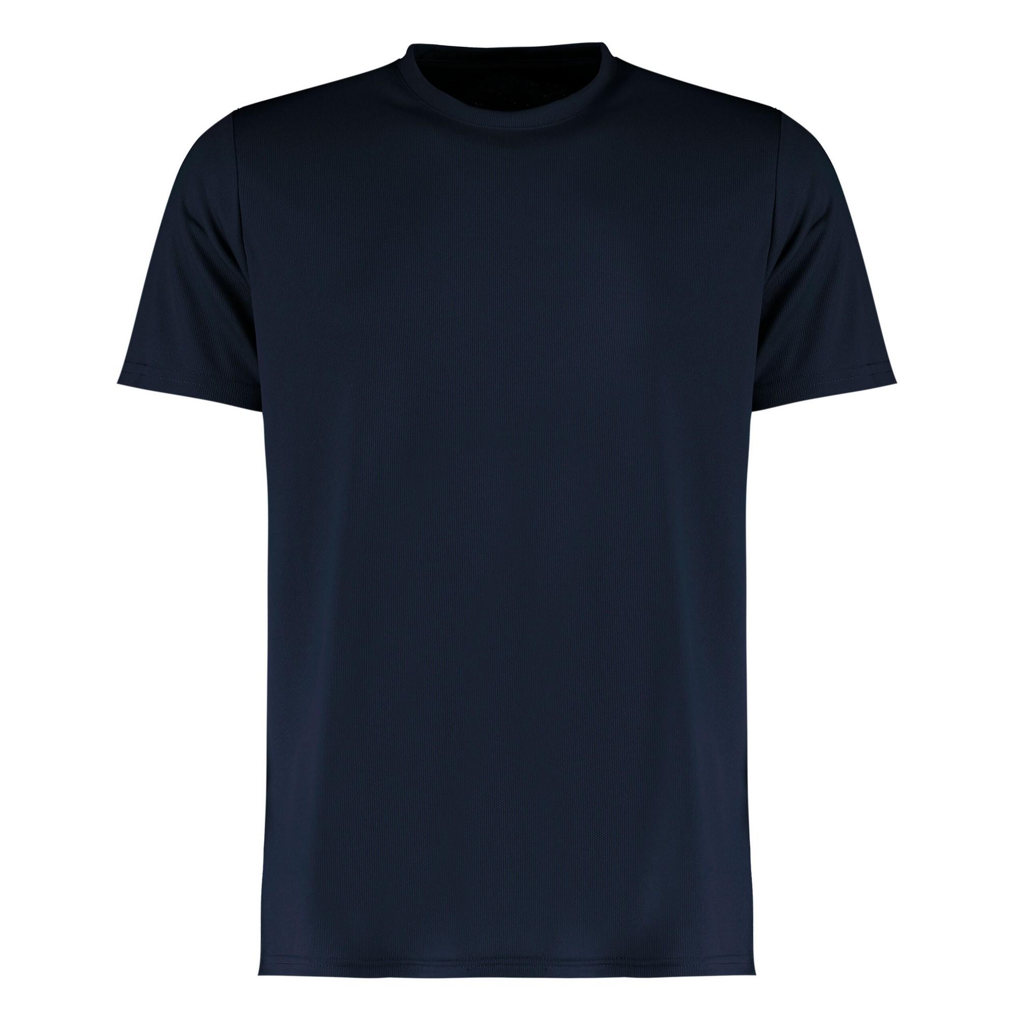 Kustom Kit Heren Cooltex Plus vochtafvoerend T-shirt XS marineblauwe kleur