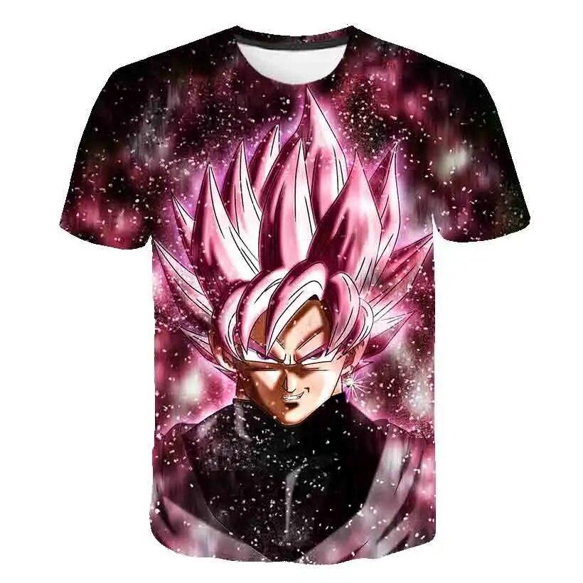 Xin nan zhuang Summe T-shirt 3D Goku Vegeta afdrukken Harajuku mode casual top met korte mouwen XXL