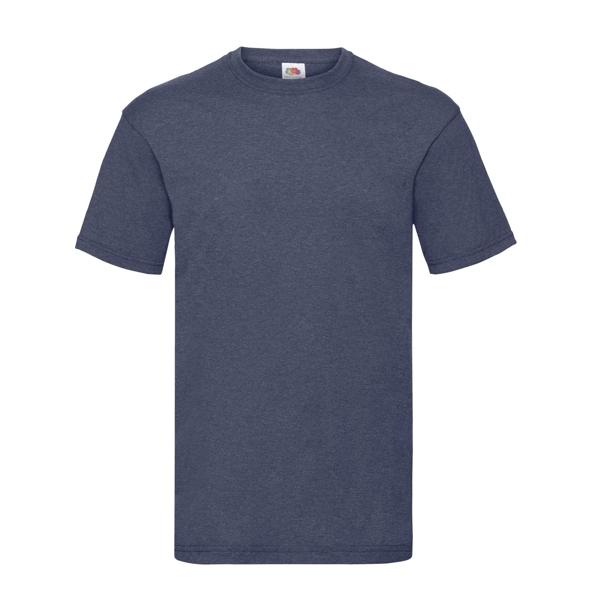 Fruit Of The Loom Heren Valueweight Heather T-shirt M Vloot
